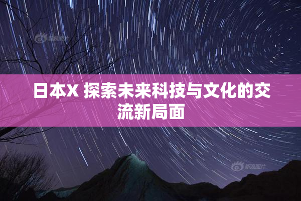 日本X 探索未来科技与文化的交流新局面