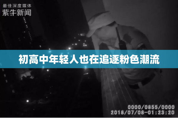 初高中年轻人也在追逐粉色潮流