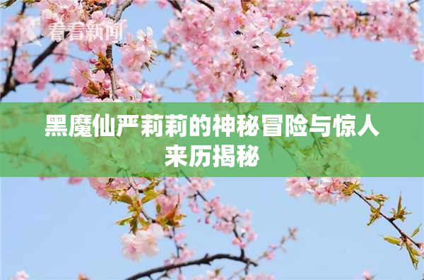 黑魔仙严莉莉的神秘冒险与惊人来历揭秘
