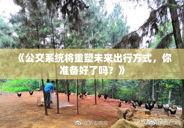 《公交系统将重塑未来出行方式，你准备好了吗？》