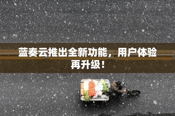 蓝奏云推出全新功能，用户体验再升级！