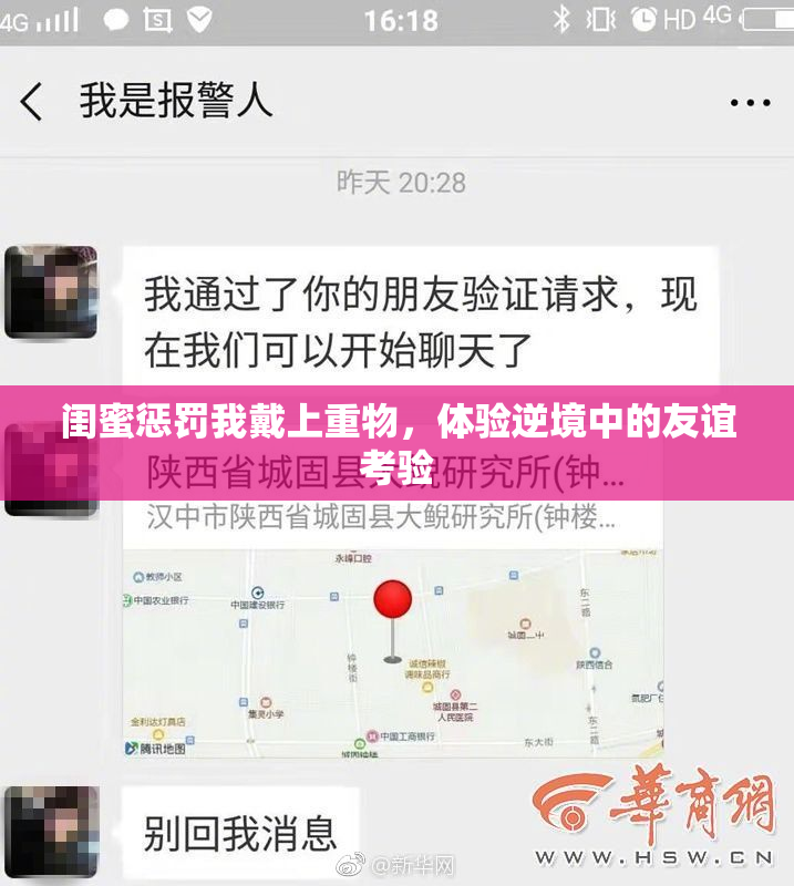 闺蜜惩罚我戴上重物，体验逆境中的友谊考验