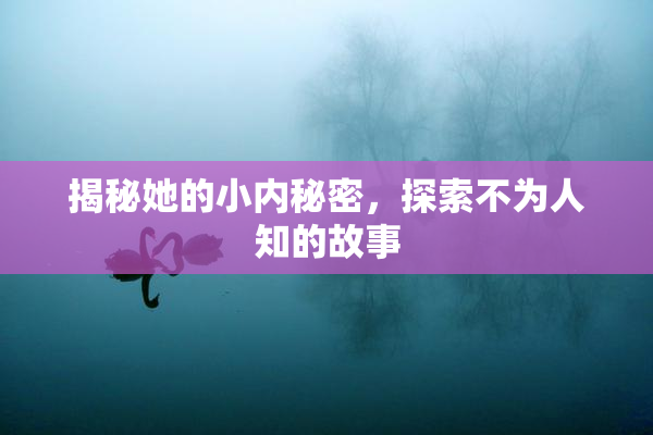 揭秘她的小内秘密，探索不为人知的故事