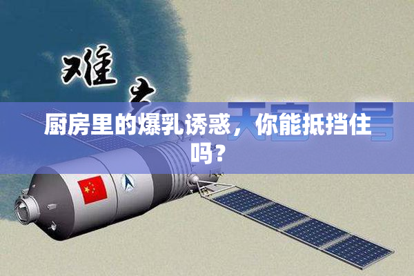 厨房里的爆乳诱惑，你能抵挡住吗？