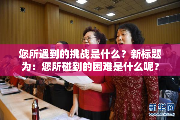 您所遇到的挑战是什么？新标题为：您所碰到的困难是什么呢？