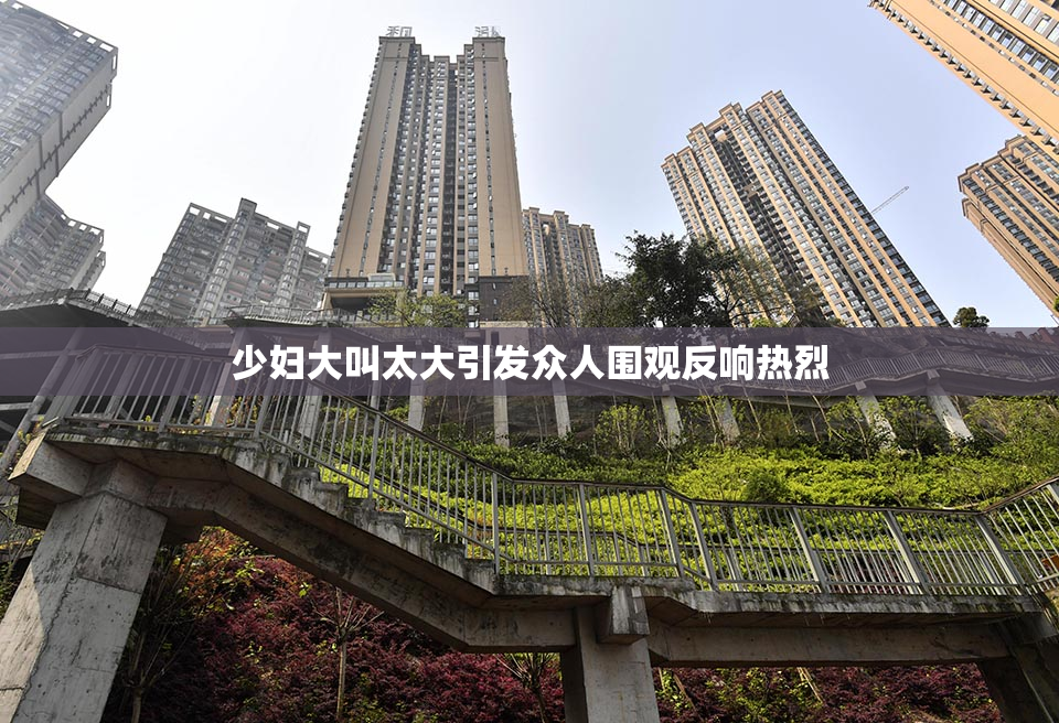 少妇大叫太大引发众人围观反响热烈