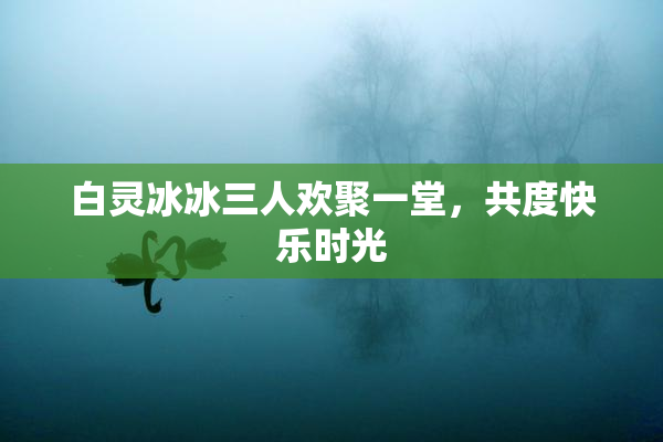 白灵冰冰三人欢聚一堂，共度快乐时光