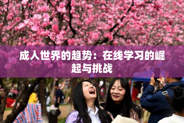 成人世界的趋势：在线学习的崛起与挑战