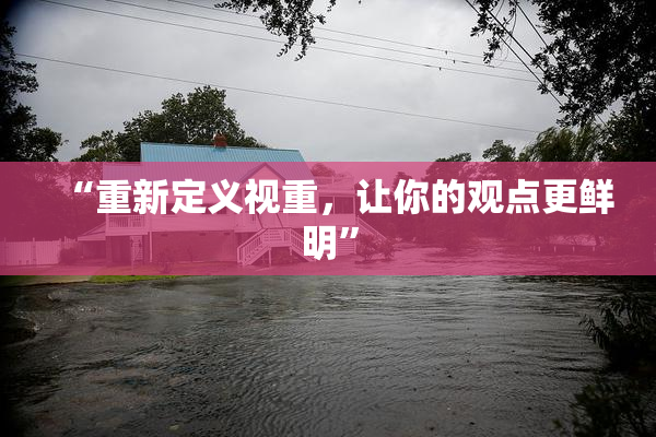 “重新定义视重，让你的观点更鲜明”