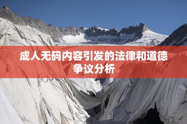 成人无码内容引发的法律和道德争议分析