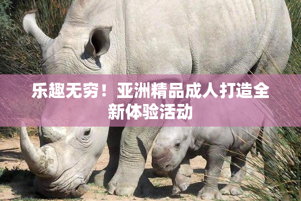 乐趣无穷！亚洲精品成人打造全新体验活动