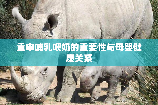 重申哺乳喂奶的重要性与母婴健康关系