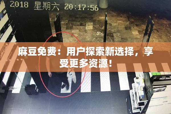 麻豆免费：用户探索新选择，享受更多资源！