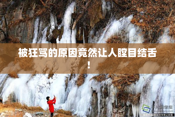被狂骂的原因竟然让人瞠目结舌！