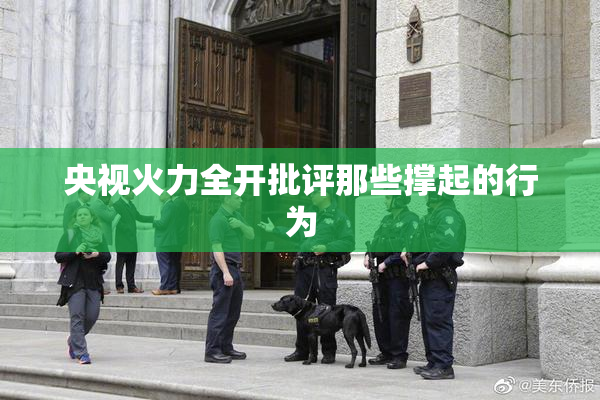 央视火力全开批评那些撑起的行为