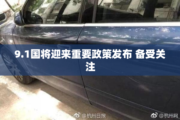9.1国将迎来重要政策发布 备受关注