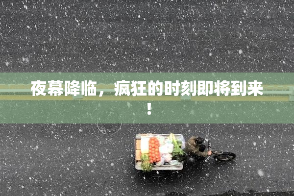 夜幕降临，疯狂的时刻即将到来！