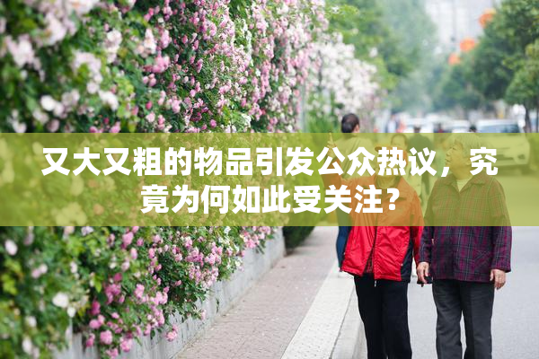 又大又粗的物品引发公众热议，究竟为何如此受关注？