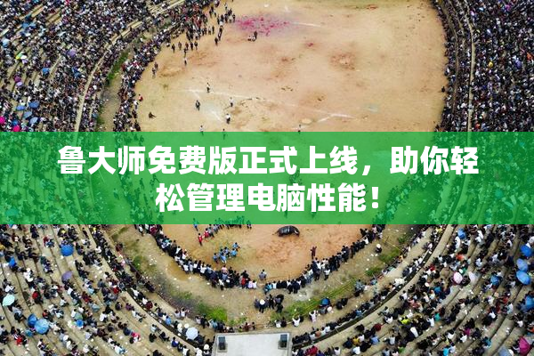 鲁大师免费版正式上线，助你轻松管理电脑性能！