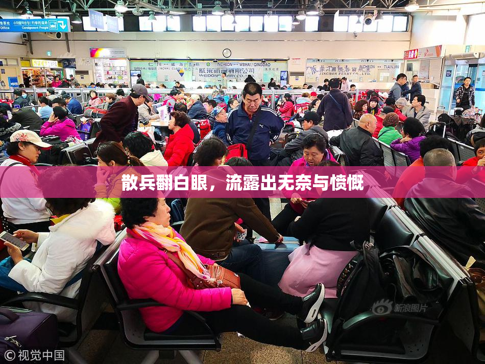 散兵翻白眼，流露出无奈与愤慨