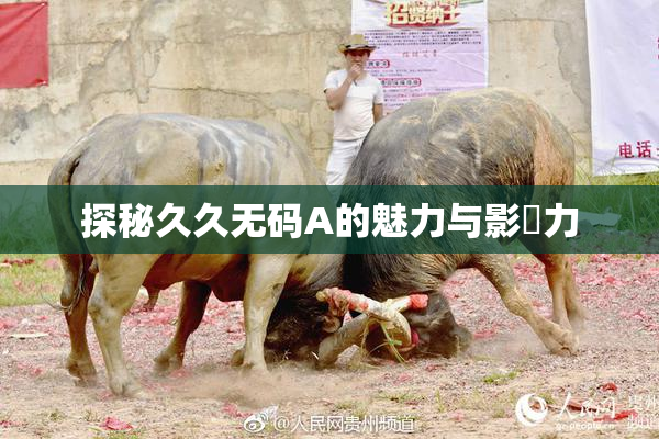 探秘久久无码A的魅力与影響力