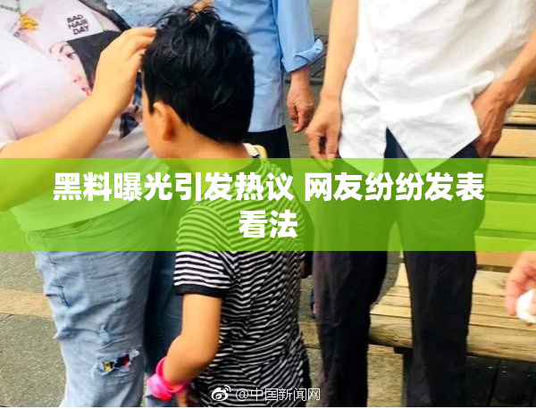 黑料曝光引发热议 网友纷纷发表看法