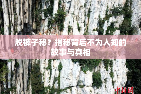 脱裤子秘？揭秘背后不为人知的故事与真相