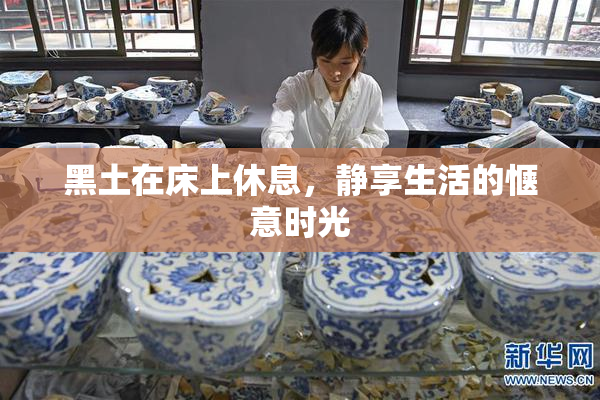 黑土在床上休息，静享生活的惬意时光