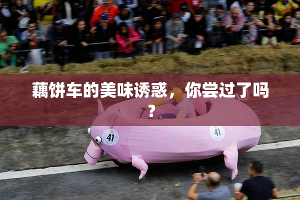 藕饼车的美味诱惑，你尝过了吗？