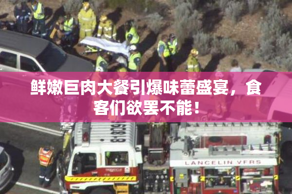 鲜嫩巨肉大餐引爆味蕾盛宴，食客们欲罢不能！
