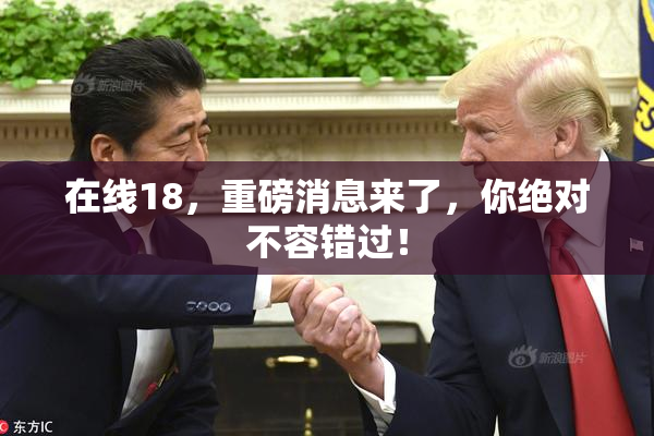 在线18，重磅消息来了，你绝对不容错过！