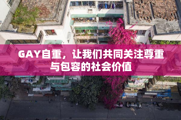 GAY自重，让我们共同关注尊重与包容的社会价值