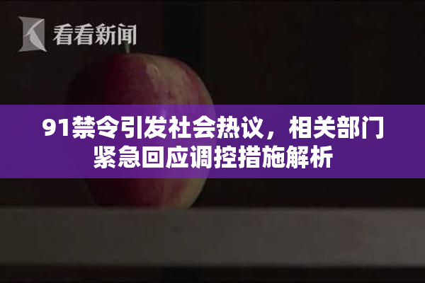 91禁令引发社会热议，相关部门紧急回应调控措施解析
