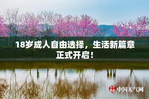 18岁成人自由选择，生活新篇章正式开启！