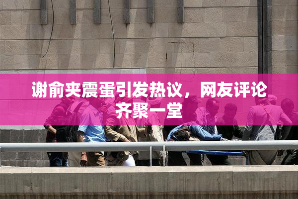 谢俞夹震蛋引发热议，网友评论齐聚一堂