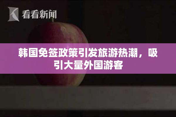 韩国免签政策引发旅游热潮，吸引大量外国游客