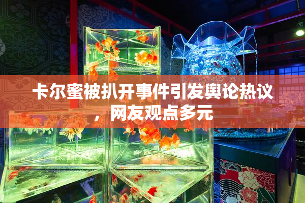 卡尔蜜被扒开事件引发舆论热议，网友观点多元