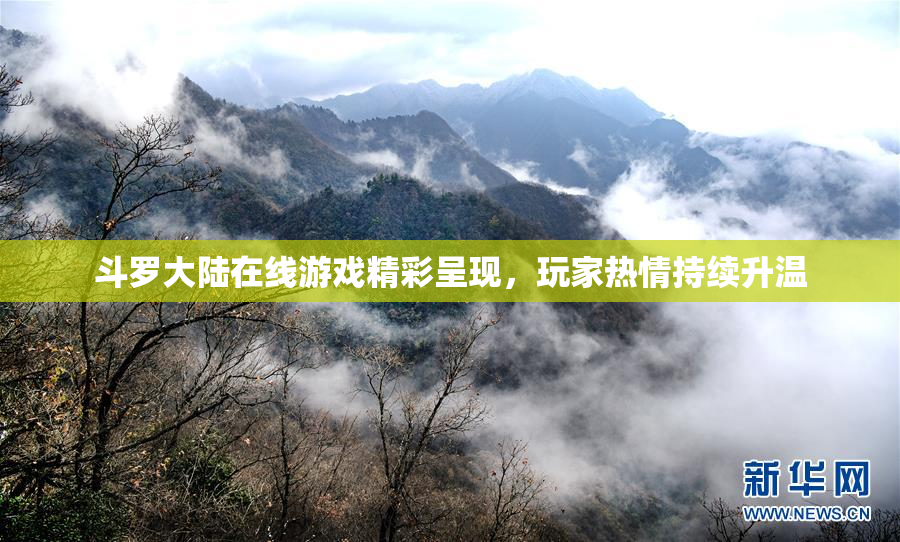 斗罗大陆在线游戏精彩呈现，玩家热情持续升温