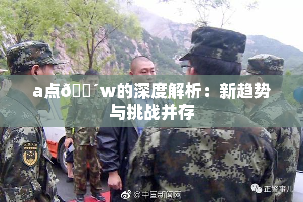 a点🔴w的深度解析：新趋势与挑战并存