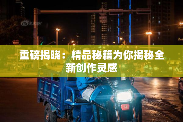 重磅揭晓：精品秘籍为你揭秘全新创作灵感