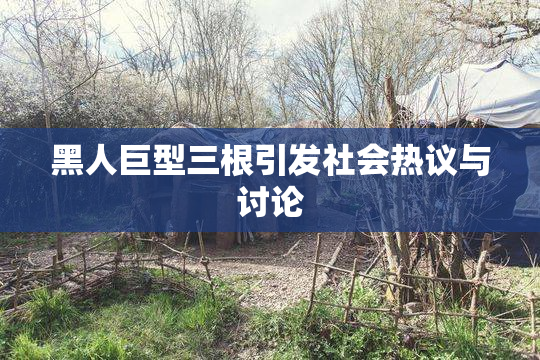 黑人巨型三根引发社会热议与讨论