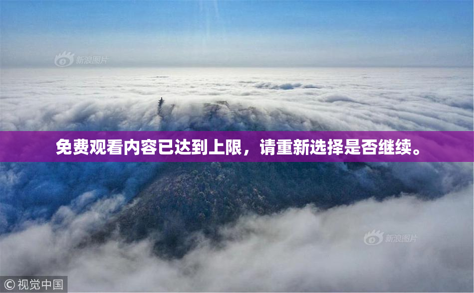 免费观看内容已达到上限，请重新选择是否继续。