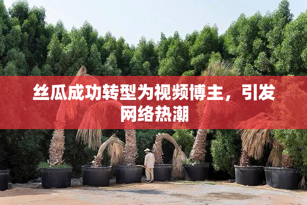 丝瓜成功转型为视频博主，引发网络热潮