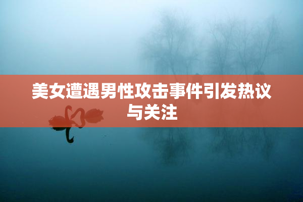 美女遭遇男性攻击事件引发热议与关注