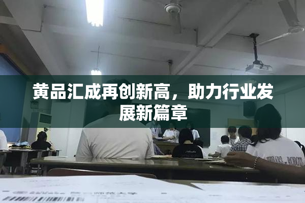 黄品汇成再创新高，助力行业发展新篇章