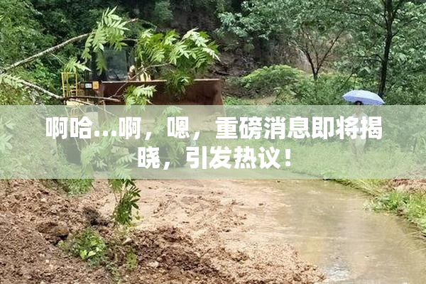 啊哈…啊，嗯，重磅消息即将揭晓，引发热议！