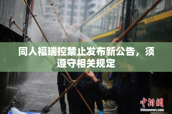 同人福瑞控禁止发布新公告，须遵守相关规定