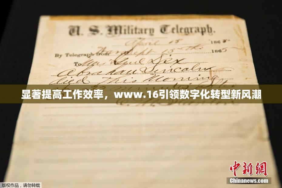显著提高工作效率，www.16引领数字化转型新风潮