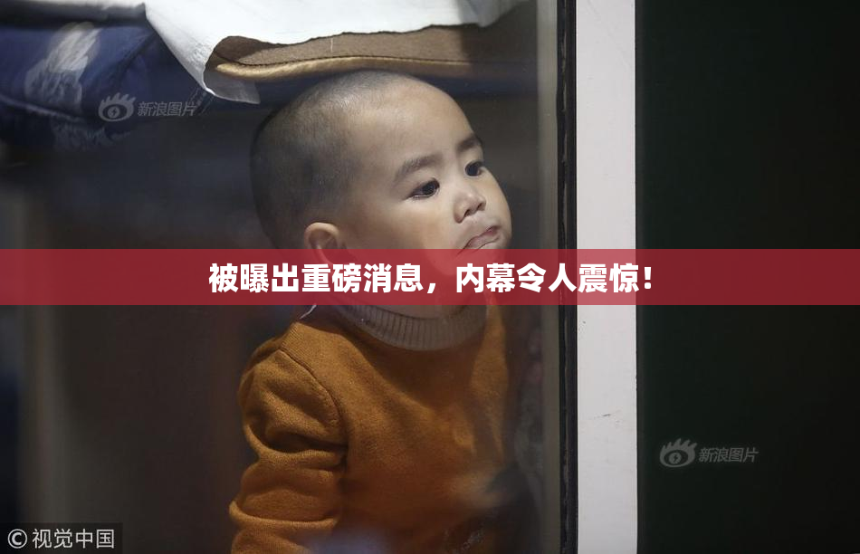 被曝出重磅消息，内幕令人震惊！