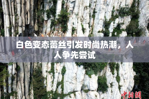 白色变态蕾丝引发时尚热潮，人人争先尝试